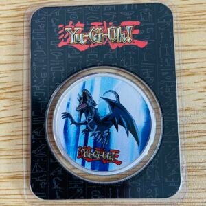 2022 Niue 1 oz Color Ag Yu-Gi-Oh! - Blue-Eyes White Dragon "see pictures"