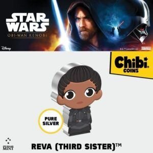 2022 Niue Star Wars Reva Third Sister 1oz Silver Colorized Proof Chibi Coin