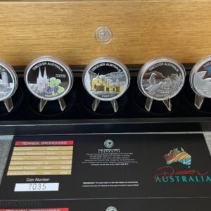 2007 Australia $1 Discover Australia Landmarks Series Silver Proof 5-Coin