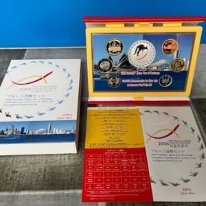 2006 Japan - Australia Year Of Exchange 6-Coin Proof Set + Australia $1 Silver Clorized Coin