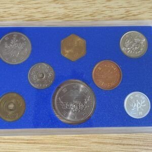 1985 - Japan, S.60 Uncirculated Mint Set of 6 + Expo'85 500yen-All 7Coins VGC