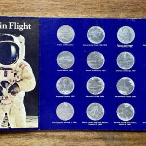 1969 - SHELL 16 COINS HISTORIC SET-MAN IN FLIGHT