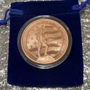 2022 - 2 oz. 2nd Amendment "RIGHT TO BEAR ARMS" Copper Round IN A CAPSULE & GIFT POUCH