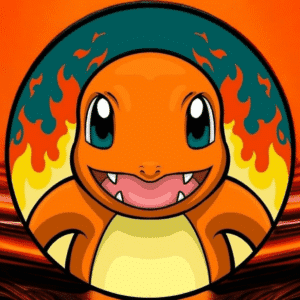 Pokemon Gotta Catch 'Em All CHARMANDER Enameled 1 oz Silver Round Coin charizard