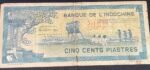 1945 - French IndoChina 500 Piastres - Image 3