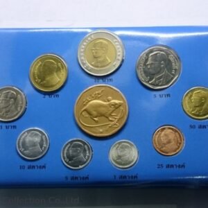 2008 - Circulation coin panel Complete set and Zodiac coin (The Year of the Rat)