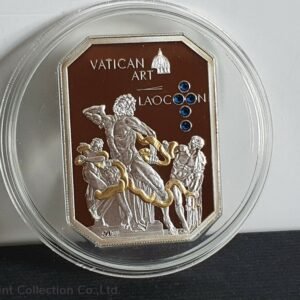 2011 - 5 Dollars 2011 Vatican Art Laocoon Proof Silver Gold RARE