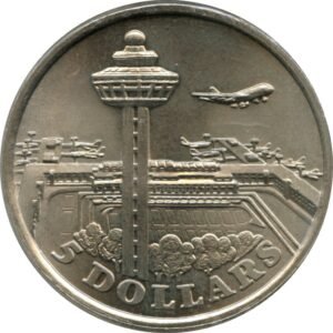 1981 - Singapore 🇸🇬 Changi Airport $5 Silver Proof