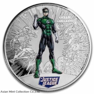 2022 - Justice League: Green Lantern 1/2 oz Silver Samoa