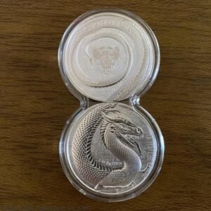 2020 SILVER 2x1oz GERMANIA BEASTS SERIES: FAFNIR GEMINUS (incl. COA)