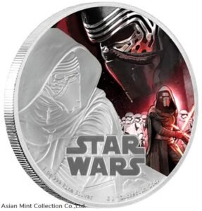 2016 STAR WARS KYLO REN 1oz Silver Proof Disney Coin