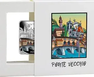 2021 - Ponte Vecchio Florence Proof Silver Coin 1000 Francs CFA Cameroon