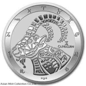 2022 - $5 Zodiac Series Capricorn Tokelau 1 oz Silver BU