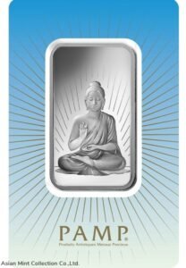 1 oz PAMP Suisse Silver Bar - Buddha (in Assay) .999 Fine