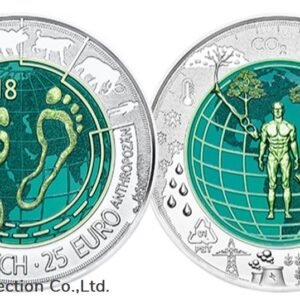 2018 Austrian Mint Anthropocene 25 Euro Silver Niobium Coin
