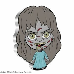 2022 - Horror Series The Exorcist 1oz Silver Chibi Coin Niue