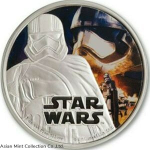 2016 1 Oz PROOF Silver $2 Niue Star Wars CAPTAIN PHASMA Coin.