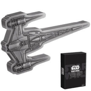 2023 Star Wars Mandalorian N-1 Starfighter 3 oz Silver Coin - Only 1,000 Minted!