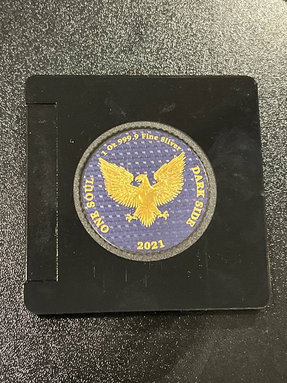 photo_2025-12-30_15-08-43 2021 DARTH MAUL Dark Side 1 Soul "THE LIBERATOR" 1 Oz 9999 Fine Silver Coin - Image 1