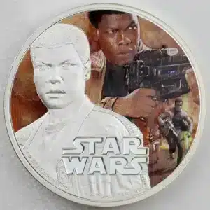 2016 Star Wars Finn Silver Proof $2 Coin - The Force Awakens