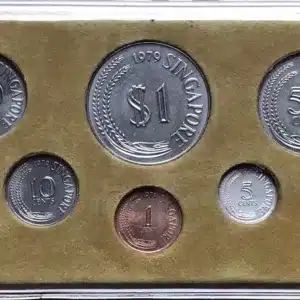 1979 - Year Of The Goat Singapore Uncirculated Coin Set