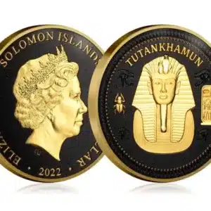 2022 Tutankhamun ancient Egypt gold mask commemorative coin gold plated
