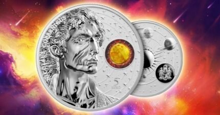 2023 - Malta Copernicus 1 oz Silver 999.9 5 Euro Color in Original Folder BU