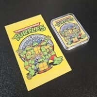 2023 - Teenage Mutant Ninja Turtles 1oz .999 Fine Silver Colorized Bar w/ COA