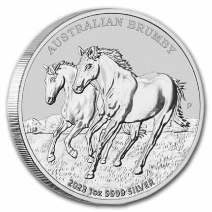 2023 - Australian Brumby Australia $1 Oz Silver 9999 ST/BU