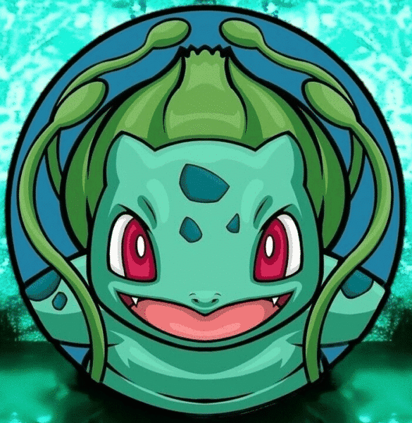 Pokemon Gotta Catch 'Em All BULBASAUR Enameled 1 oz Silver Round Coin charizard