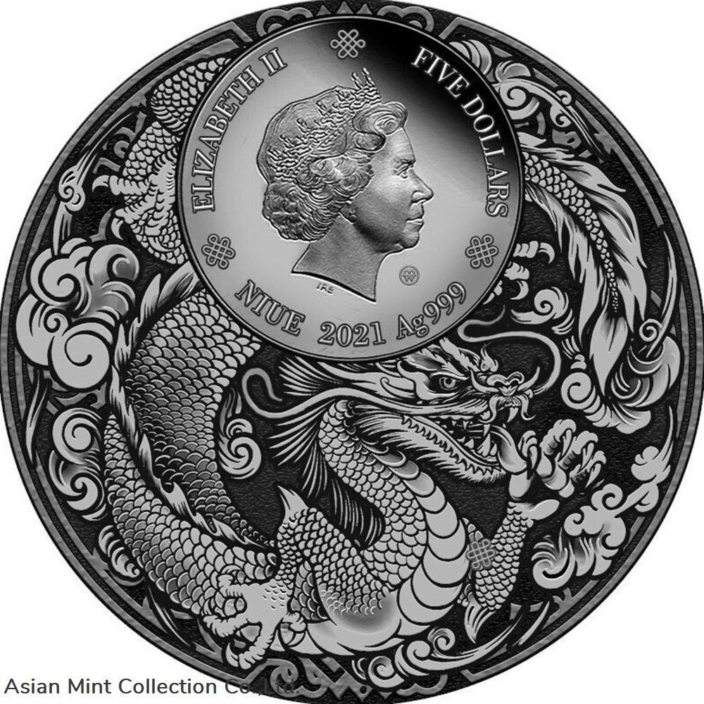 2021 - Niue 5$ Chinese Heroes Liu Bei 2oz