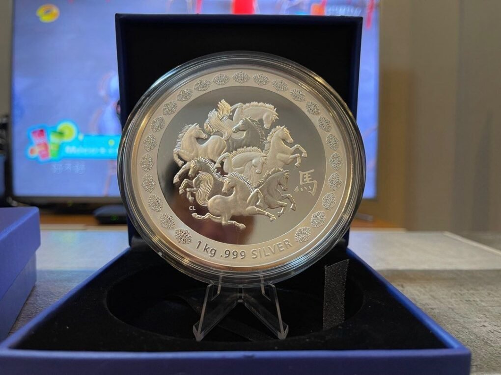 2002 Australia $30 By Royal Australia Mint-RAM Year of the Horse Coin 1-Kilo Silver Proof Coin
