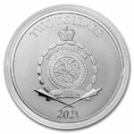 2021 - Mandalorian in Beskar Armor Star Wars 1 oz .999 Silver Coin 2 dollar Niue - Image 3