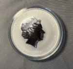 2016 - Silver! Gilded Gold by Perth Mint 1 troy oz .999 Fine $1 Lunar II Coin - Image 3