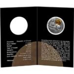 2021 - Raccoon Wildlife in the Moonlight Antique finish Silver Coin 2 Cedis Ghana - Image 4