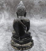 Phra Kring Pawares, 2nd edition, worship size, lap width 3 inches, bronze, blackened, commemorative item for the 80th birthday of Somdej Phra Yanasangwon, the Supreme Patriarch, Wat Bowonniwet Vihara, 1993, with original box from the temple. - Image 3