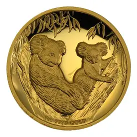 2011 - Australian Koala - 1oz Gilded Coin