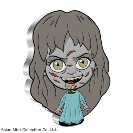 2022 - Horror Series The Exorcist 1oz Silver Chibi Coin Niue