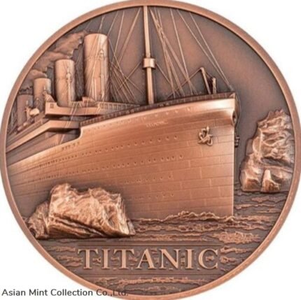2022 - 50g Copper RMS Titanic Antique Finish $1