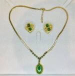Jade Jewelry Set (Necklace + Earring)