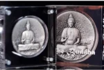 🇺🇸2025 2000 FRANCS BUDDHA CREATOR OF BUDDHISM UHR 2oz SILVER COIN