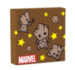 2022 Niue Marvel Kawaii Groot 1oz Silver Shaped Proof Coin - Image 2