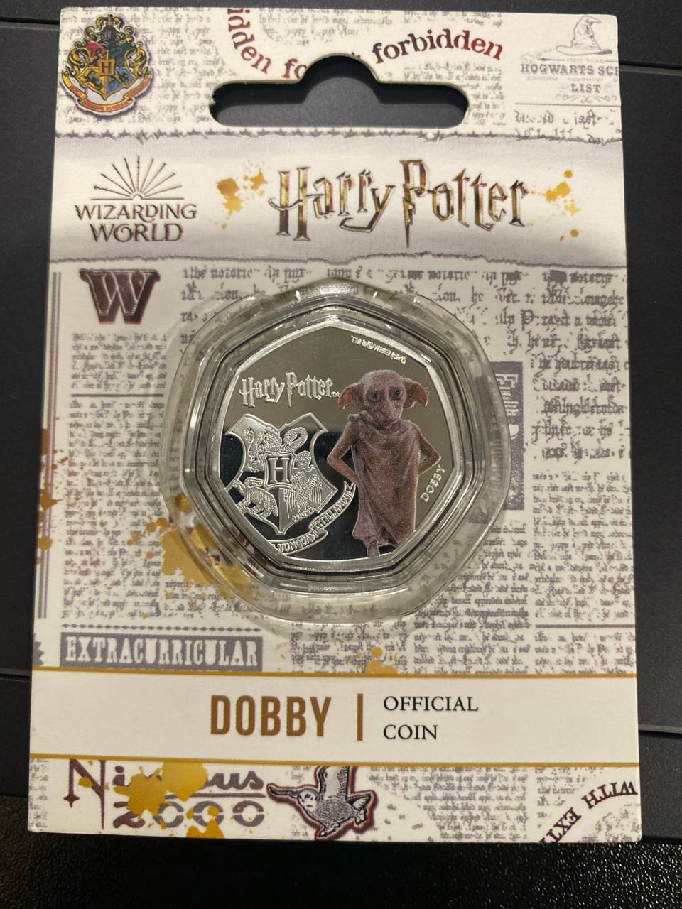 photo_2026-01-10_03-14-51 2021 Cook Island $25Cents Harry Potter Wizarding World DOBBY Silver Proof Heptagonal Shaped - Image 1